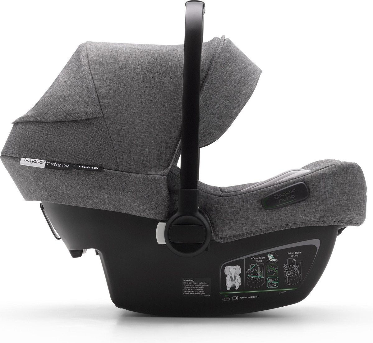 Bugaboo Turtle Air by Nuna autostoel - Gemȇleerd grijs