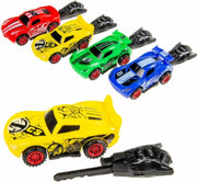 12 stuks wegschiet auto's - uitdeelcadeautjes