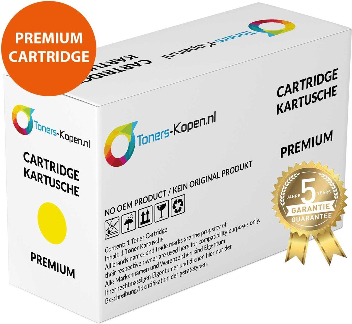 Compatibel Toner voor Lexmark Cx410 Cx510 geel 3000 paginas Premium Toners-kopen_nl