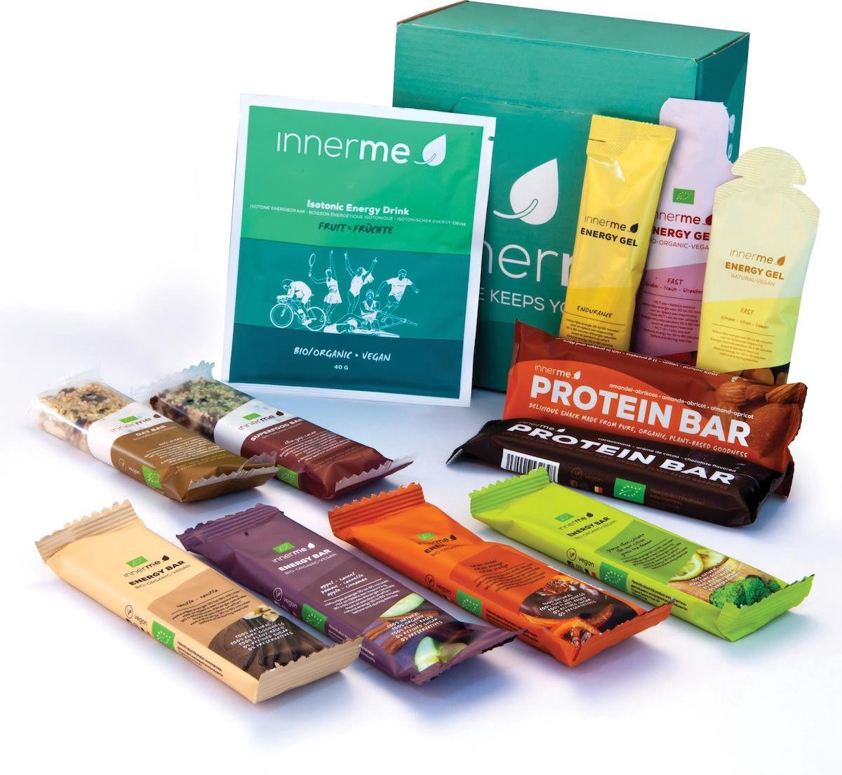 INNERME Healthy Sports Box - testpakket bio & vegan sportvoeding - gels