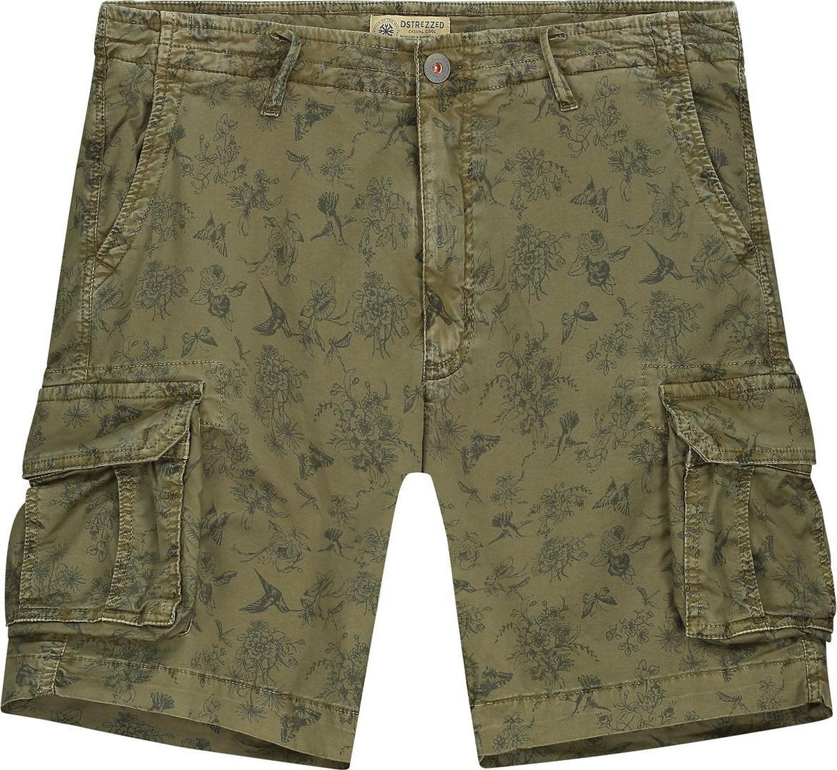 Dstrezzed Korte Broek Print Army Green (515080 - 511)