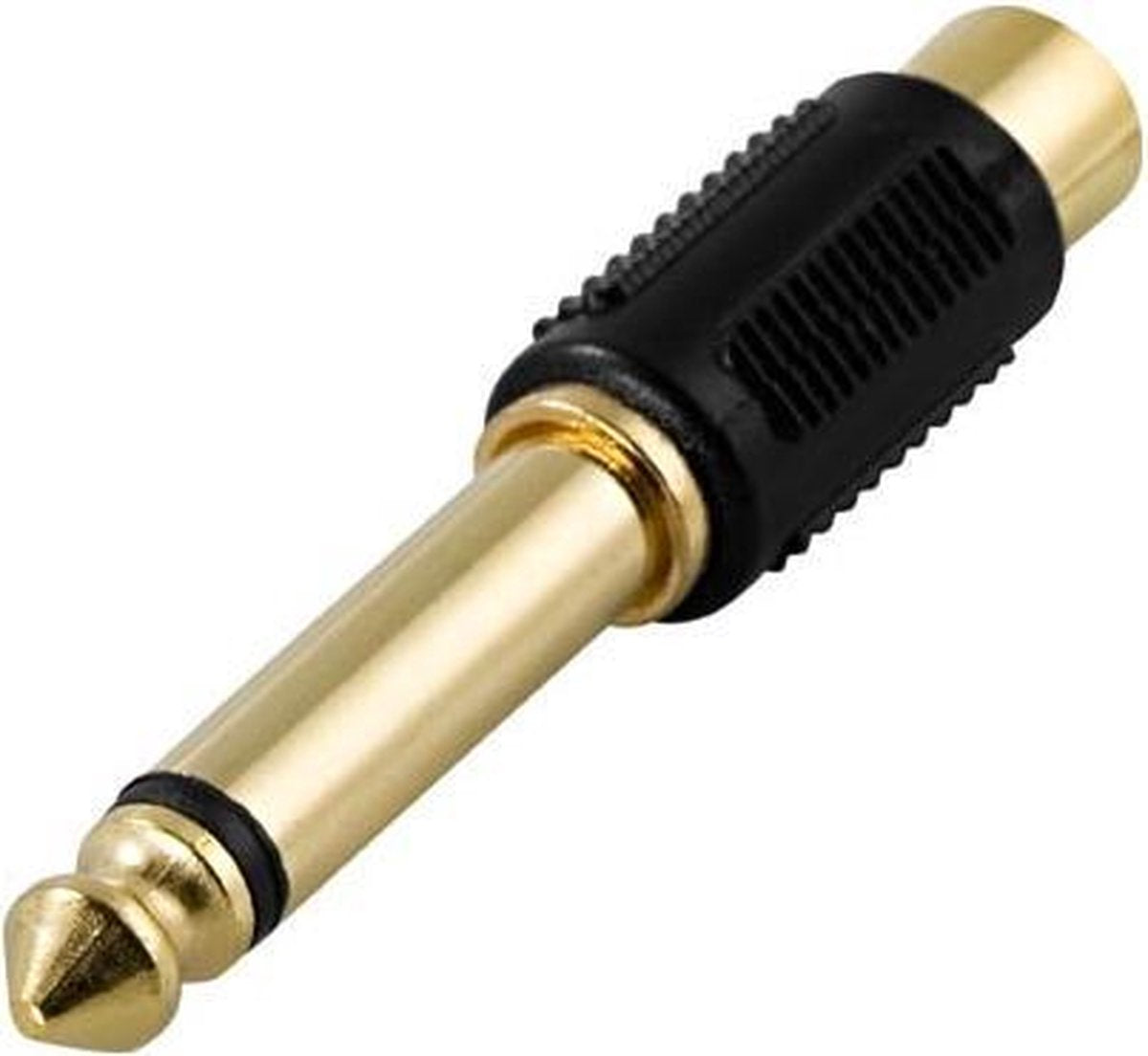 DELTACO AA-23 6.3mm naar RCA adapter