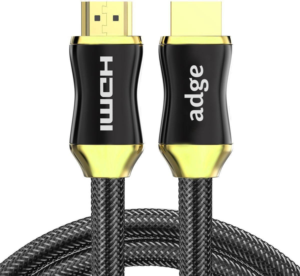 Adge® - HDMI Kabel 2.0 Gold Plated - High Speed Cable - 5 Meter
