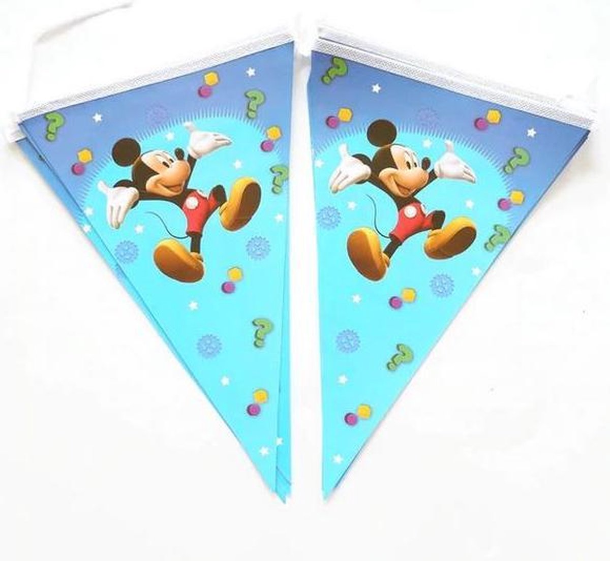 Mickey Mouse vlaggenlijn met 10 vlaggen