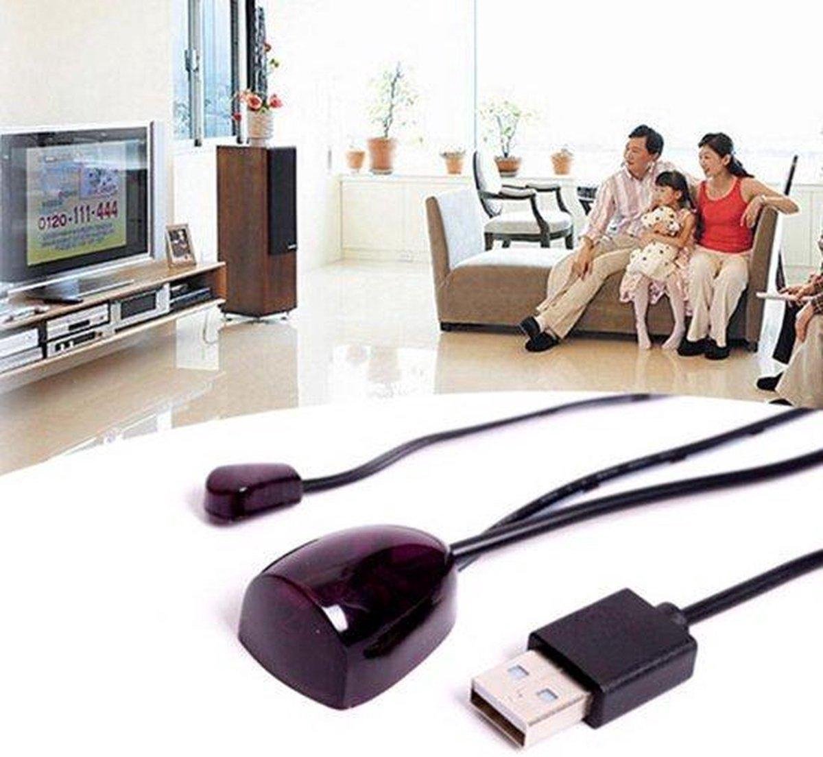 LOUZIR infrarood verlenger - Afstandbediening extender - Receiver/Transmitter / IR ontvanger - Afstandsbediening ontvanger - Afstandsbediening verlenger
