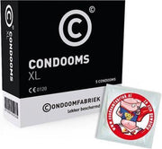 Condoomfabriek - Condooms - XL Condooms - 5 stuks