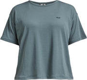 Röhnisch Trainingshirt Logo Dames Polyester/elastaan Groen Maat Xs
