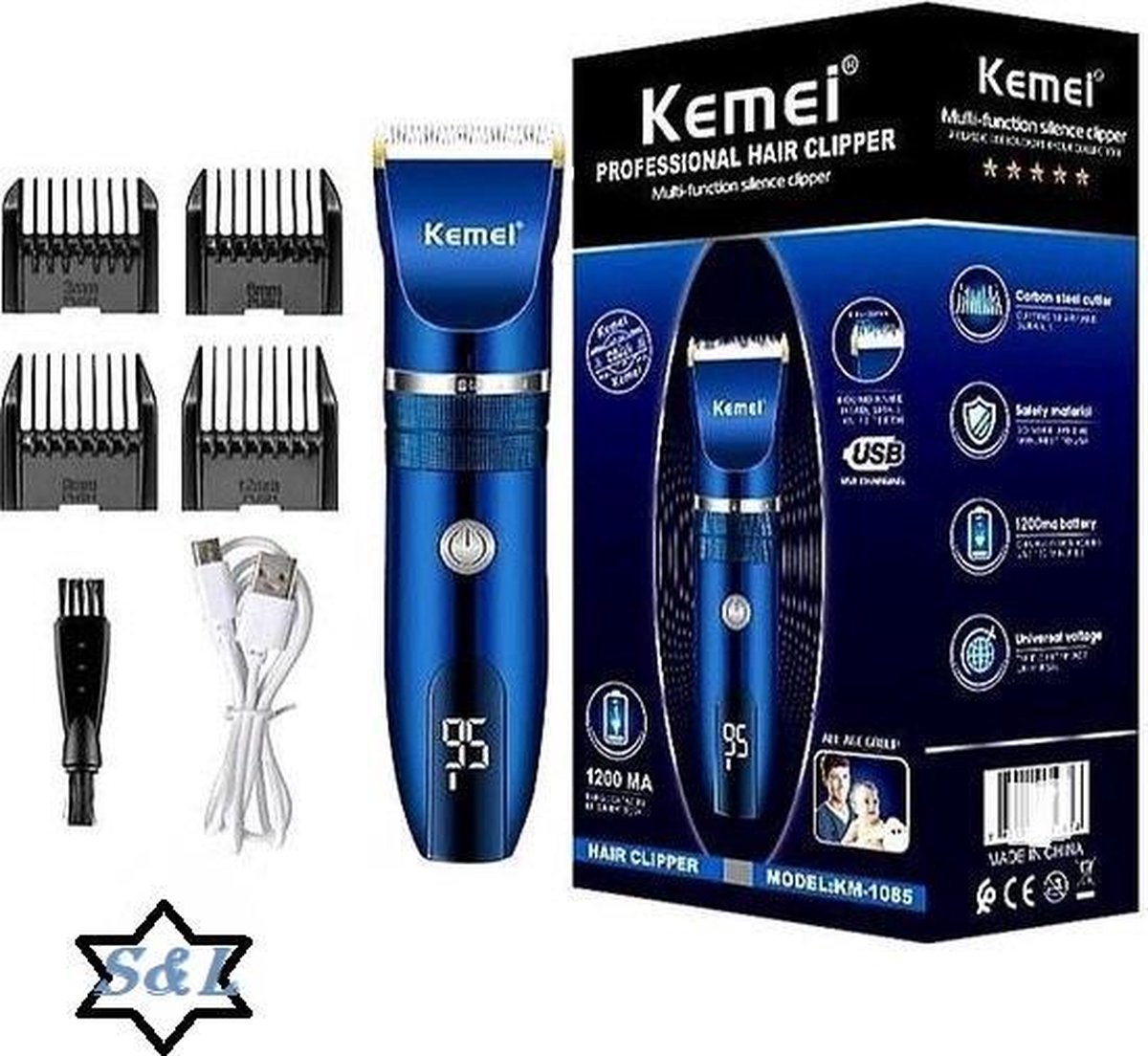 2020 Pro Li T-Outliner Profi tondeuse voor mannen professionele tondeuse voor mannen Pro Li T-Outliner baardtrimmer USB-oplaadbaar snoerloze elektrische kapsalon T-Blade trimmer