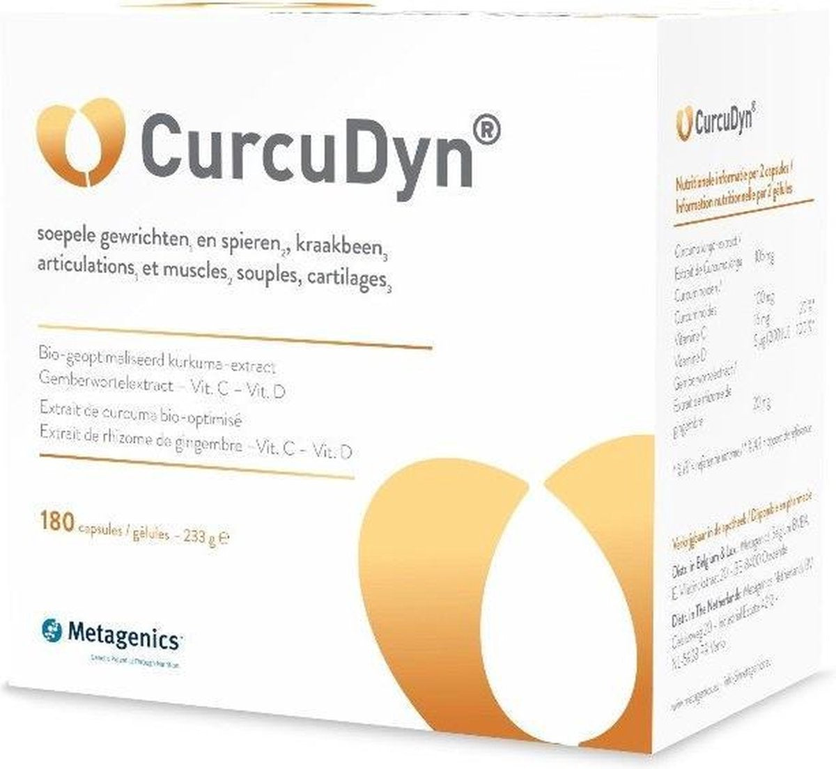 Metagenics CurcuDyn - 180 softgels