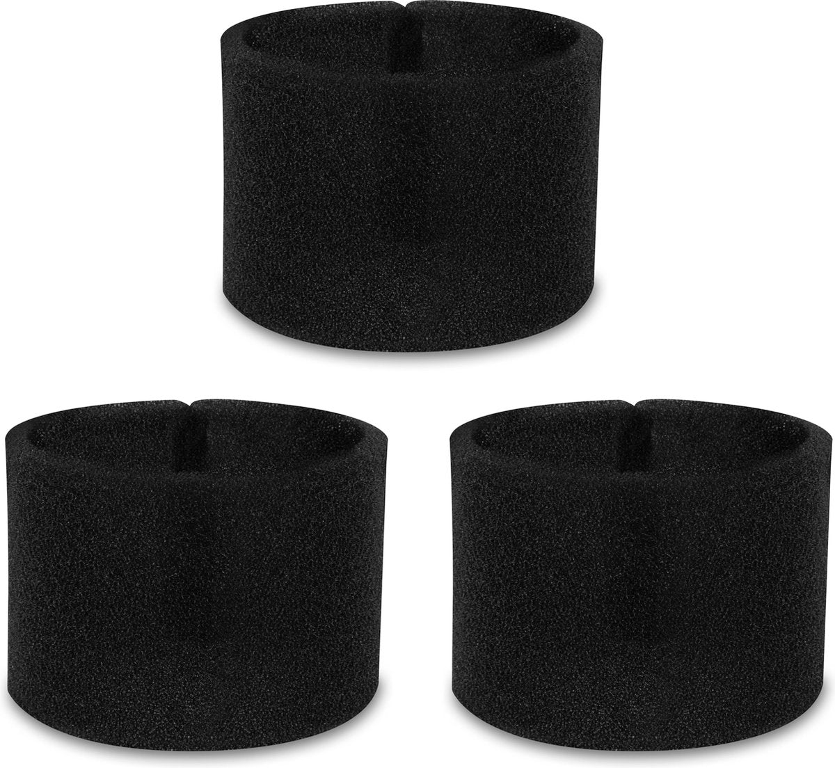 VONROC Schuimfilter set voor natzuigen – 3 stuks – Voor VC504AC Nat- en droogzuiger/alleszuiger