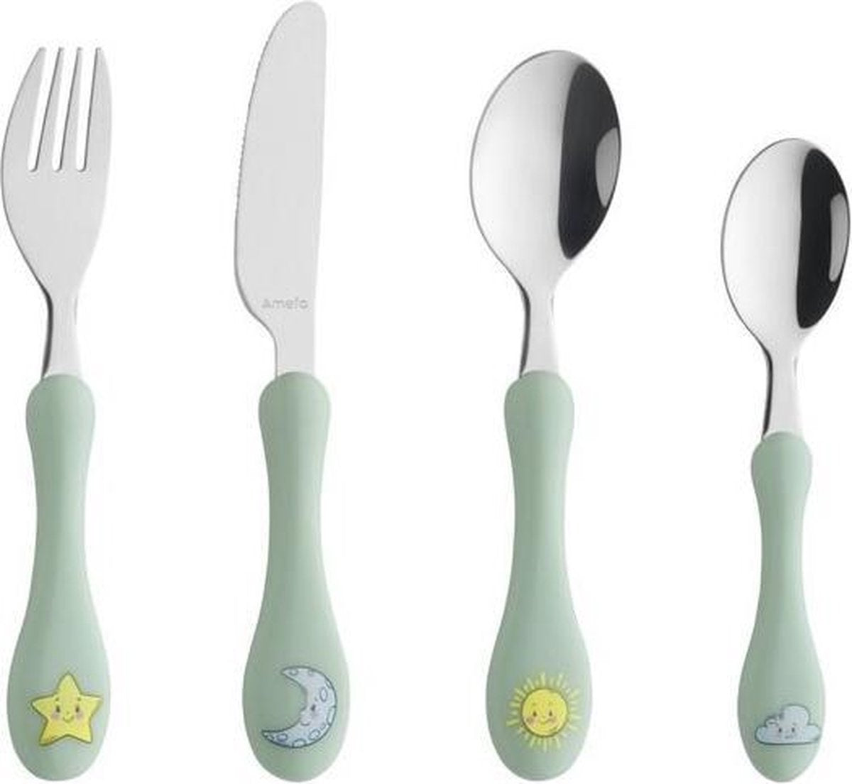 Amefa Kids Kinderbestek STARS 4-delig