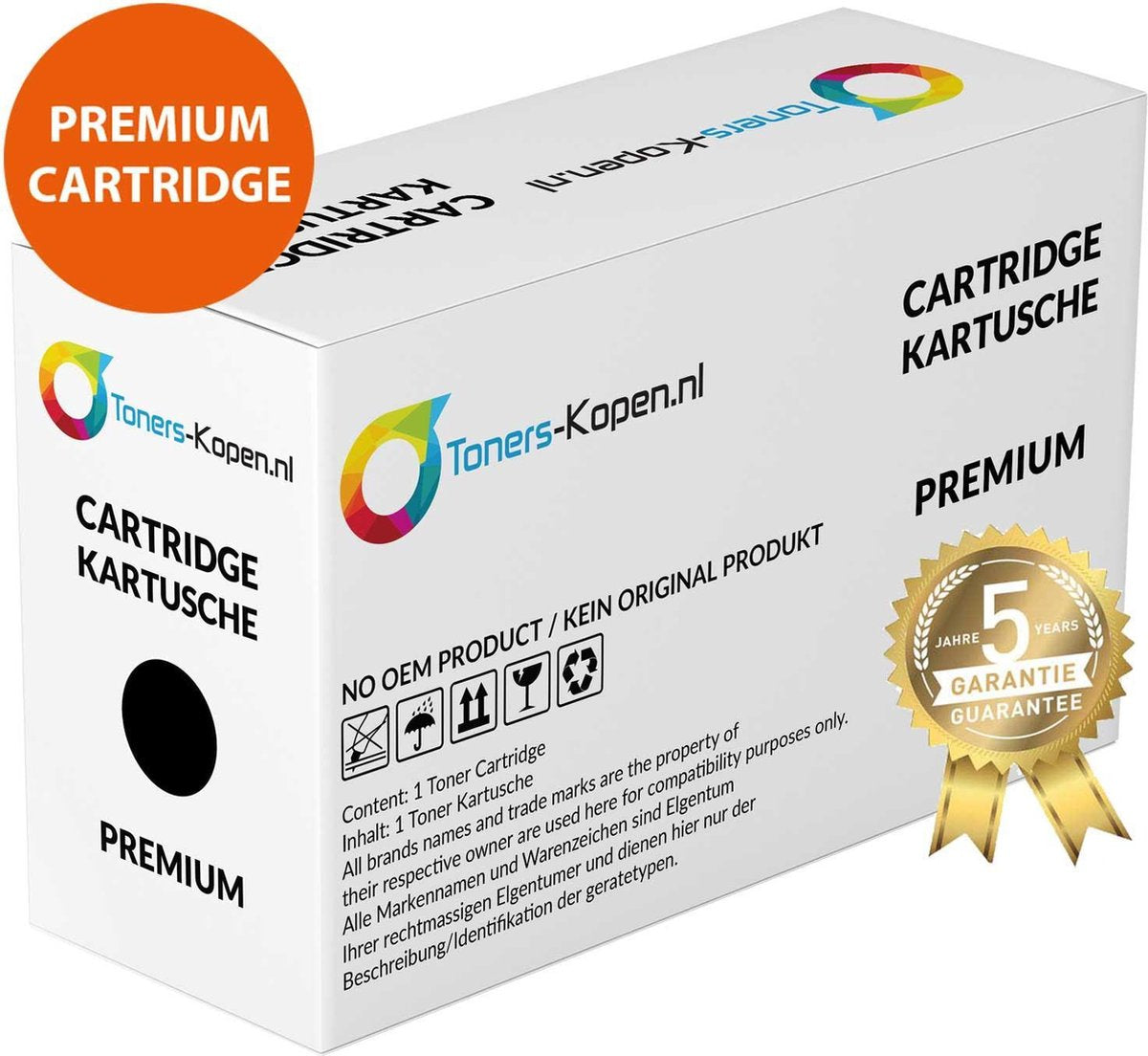 Alternatief voor HP CE402A  CE410X 305X XL zwart