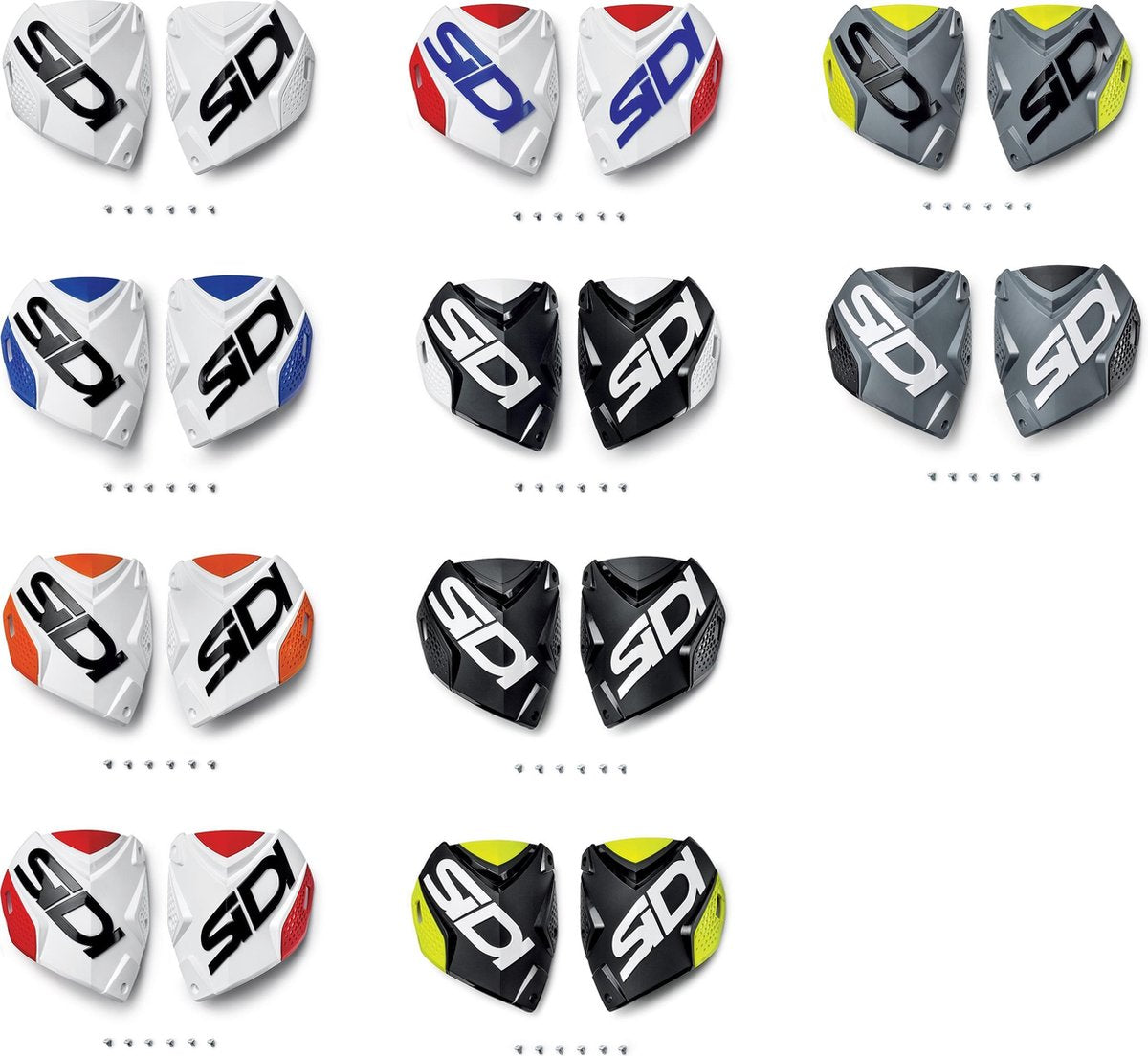 Sidi CF2 shin plate White-White (132)