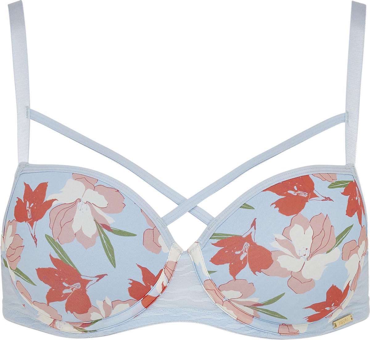 SAPPH - Fabulous Flower BH - maat 75B - Blauw Bloemenprint