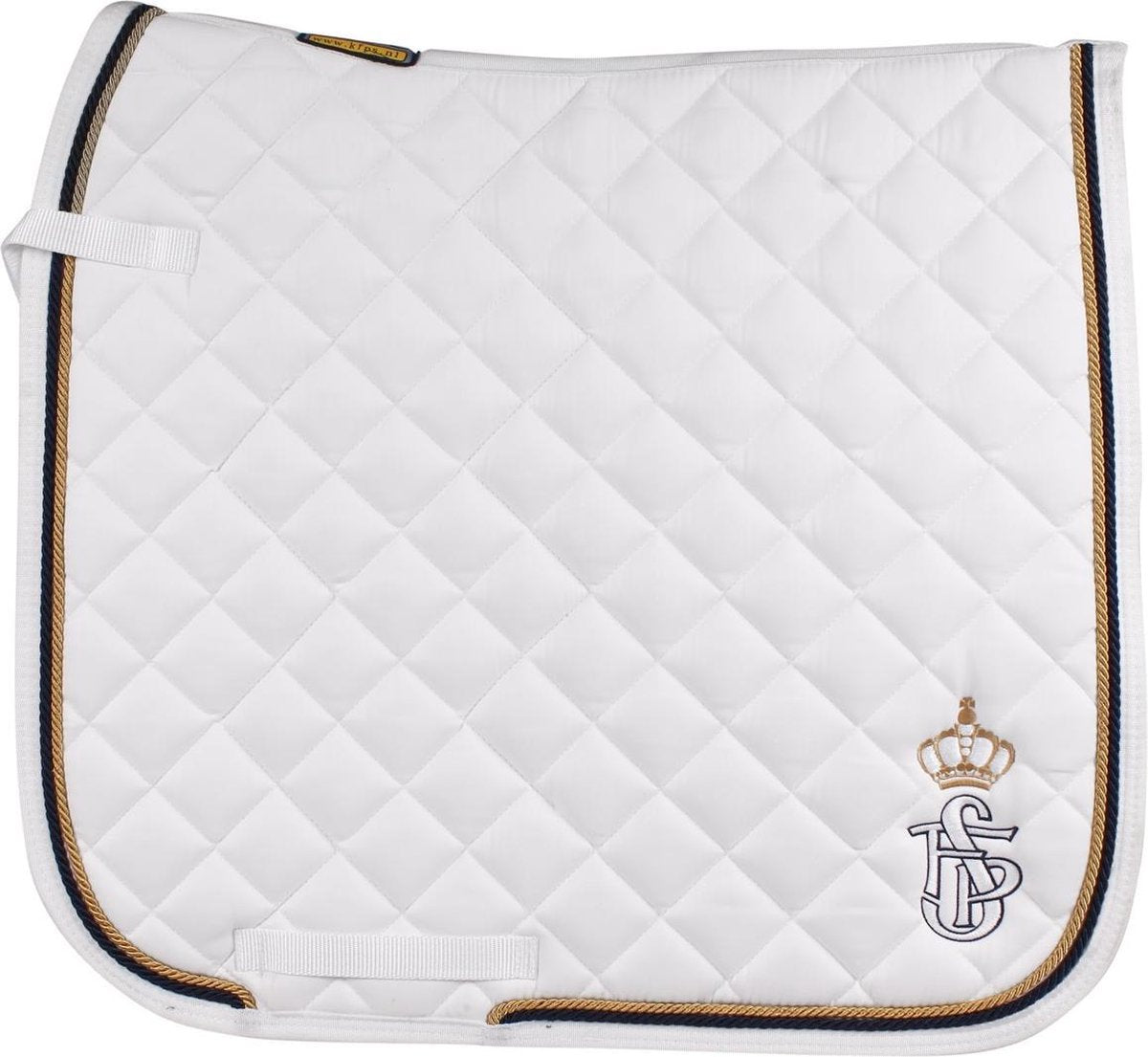 Kfps Zadeldek  Royal Friesian - White - dressuur Full