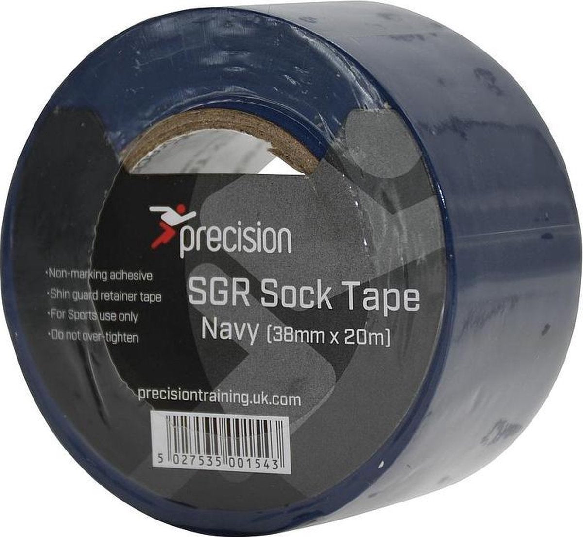 Precision Sokkentape 20  M X 38 Mm Pvc Marineblauw 5 Stuks