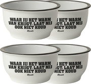 Soepkom 500ml Mwah - set 4 stuks