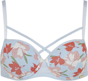SAPPH - Fabulous Flower BH - maat 80D - Blauw Bloemenprint