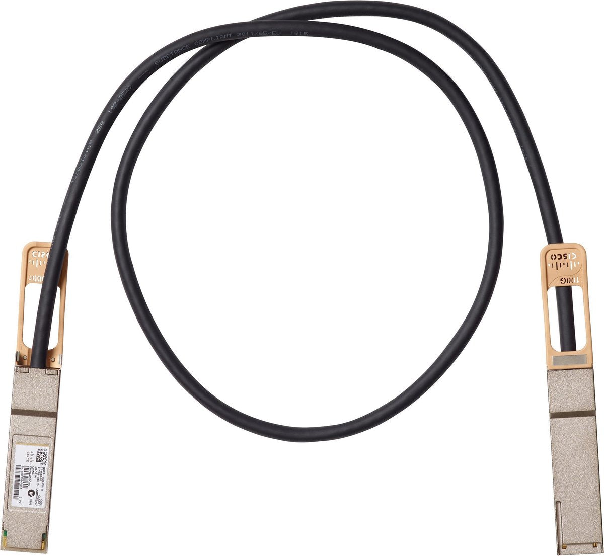 Cisco QSFP-100G-CU3M= InfiniBand-kabel 3 m