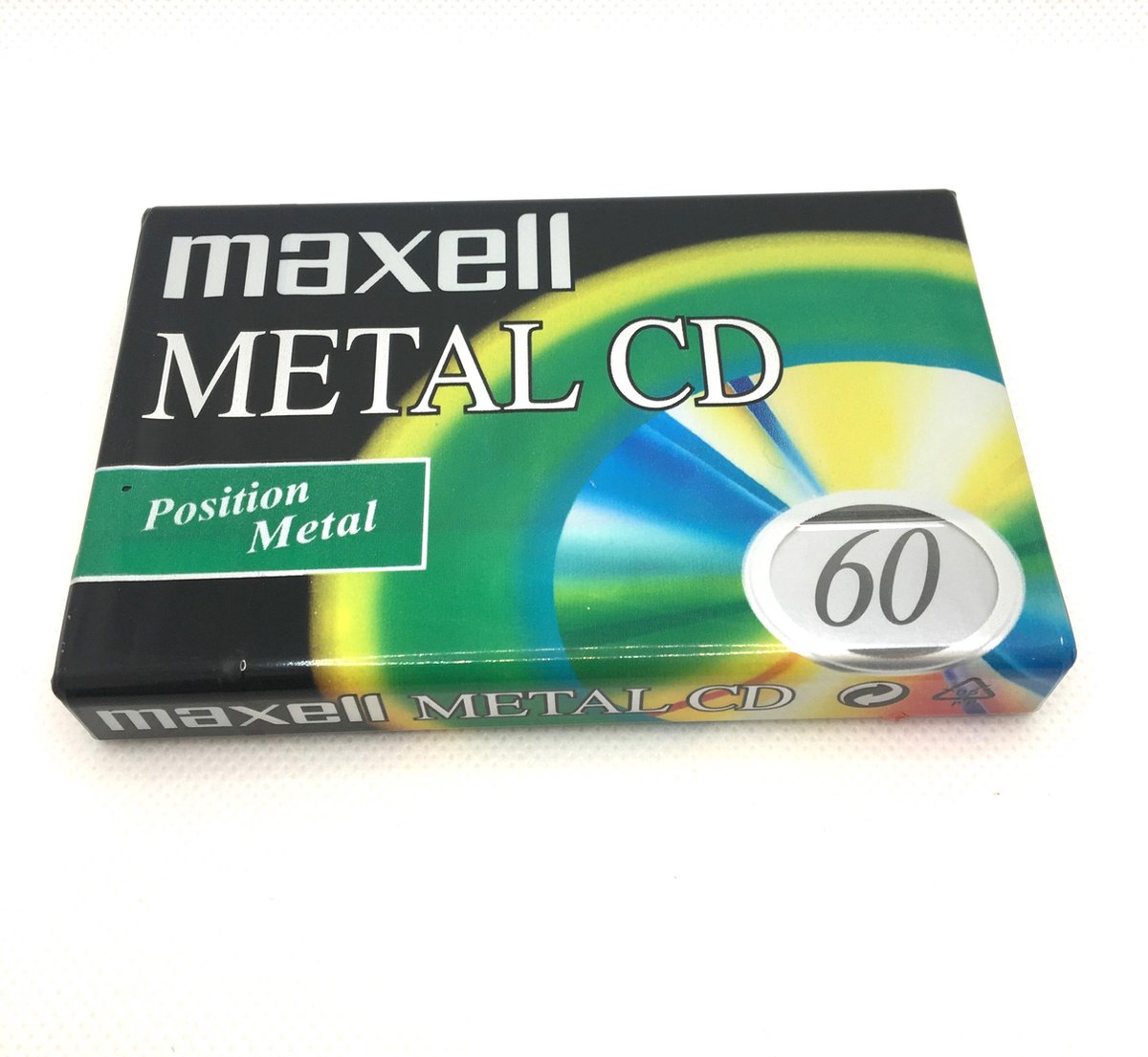 Audio Cassette Tape Maxell 60 position metal cd / Uiterst geschikt voor alle opnamedoeleinden / Sealed Blanco Cassettebandje / Cassettedeck / Walkman / Maxell cassettebandje.