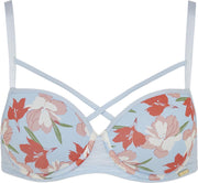 SAPPH - Fabulous Flower BH - maat 80E - Blauw Bloemenprint