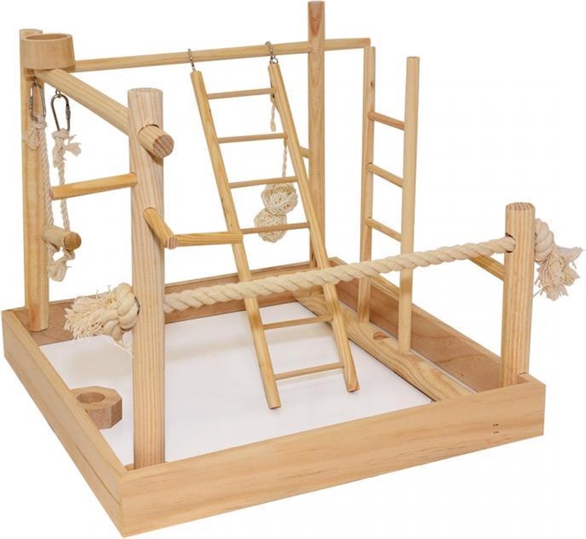 Duvo+ 3 in 1 vogelspeeltuin 38x38x40