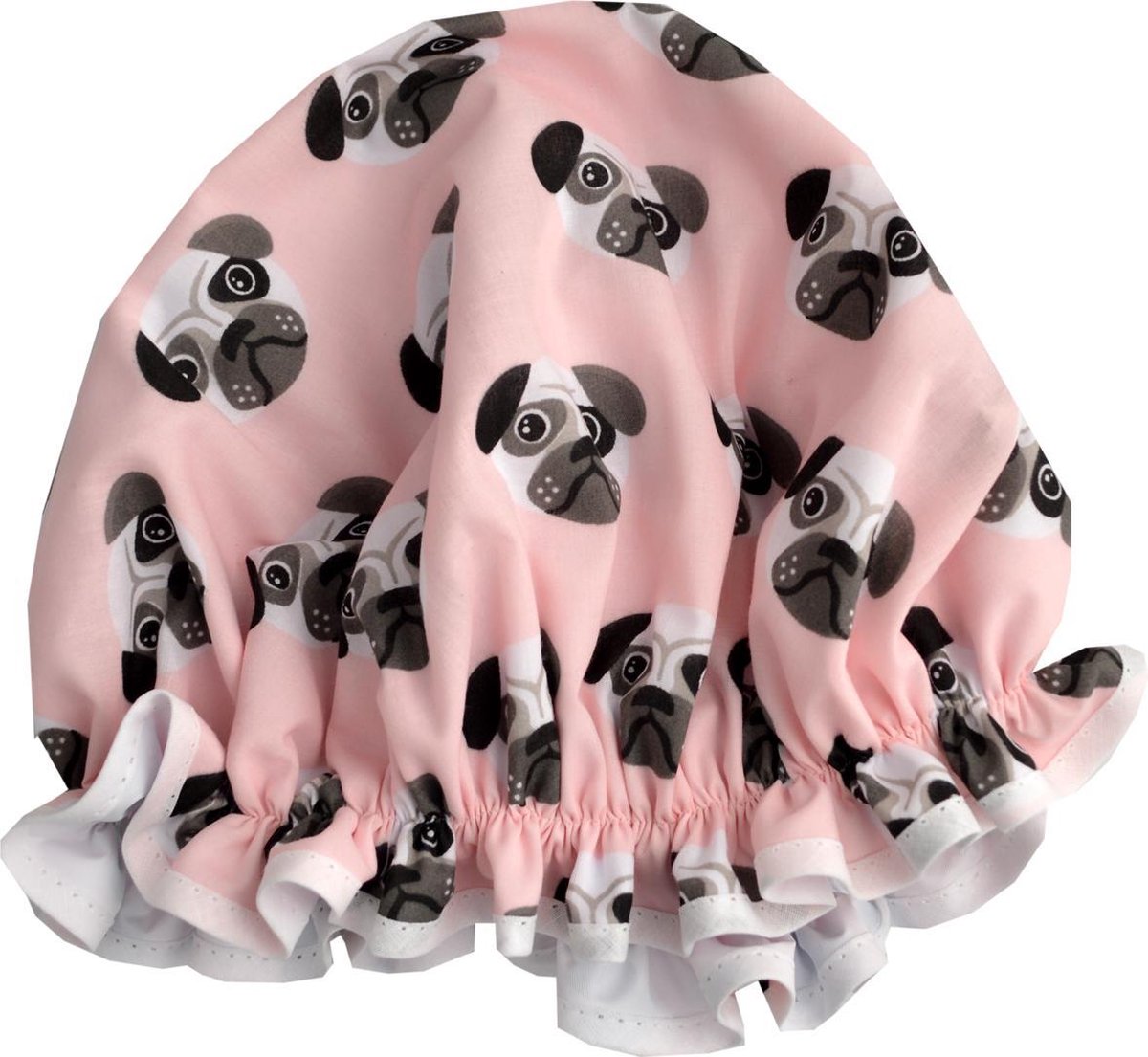 Vagabond Traditionele Engelse Douchemuts -  Dogs Pink