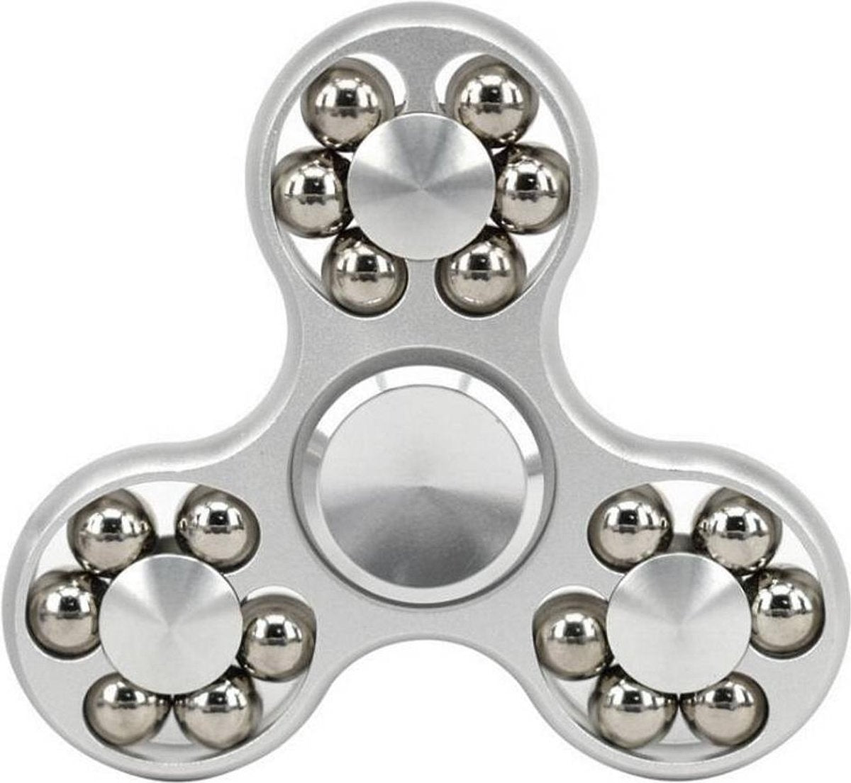 Hand Spinner - Fidget Spinner - Fidget Toys - 18Ball Zilver