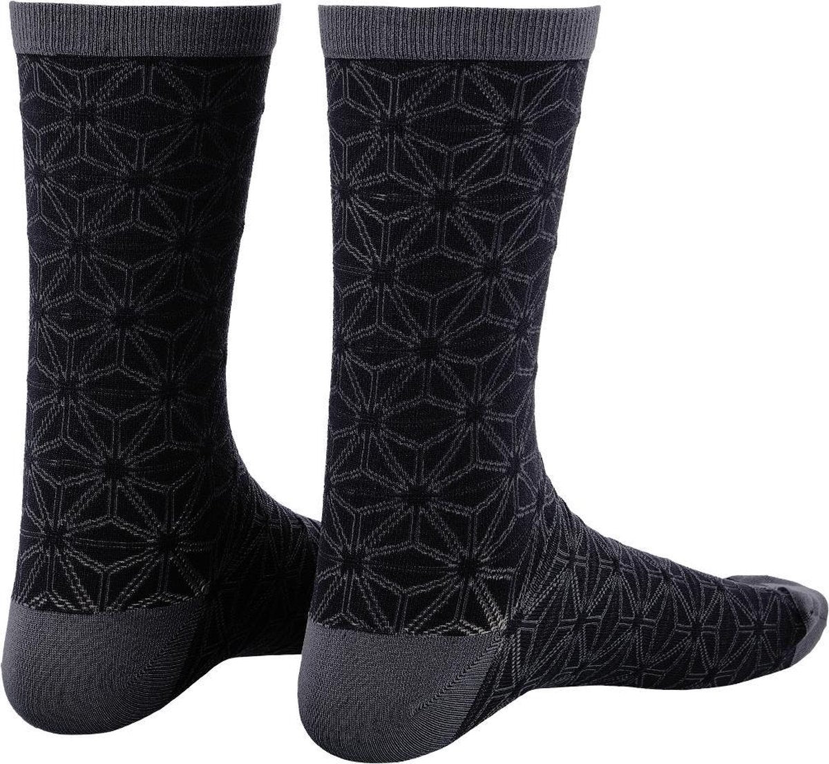 Supacaz Socks SUPASOX STRAIGHT UP SL Zwart/Wit Size 37-42