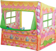 Cupcake winkel roze met geel afmetingen 100 x 70 x 100 cm