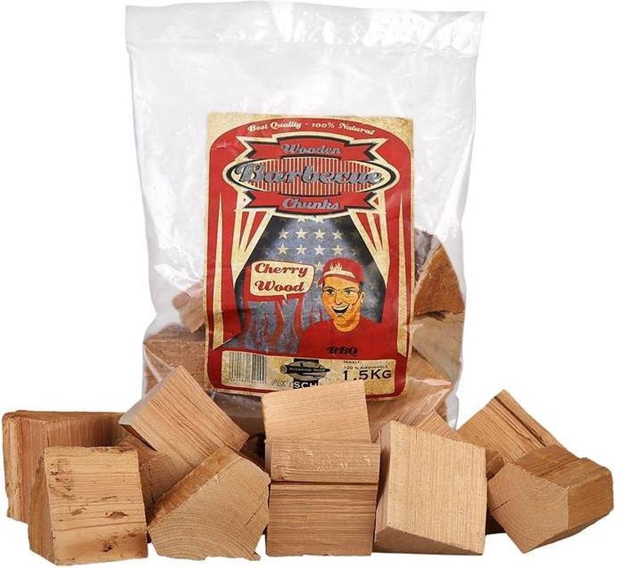Axtschlag - Wood chunks - Kersen hout - rookhout - cherry