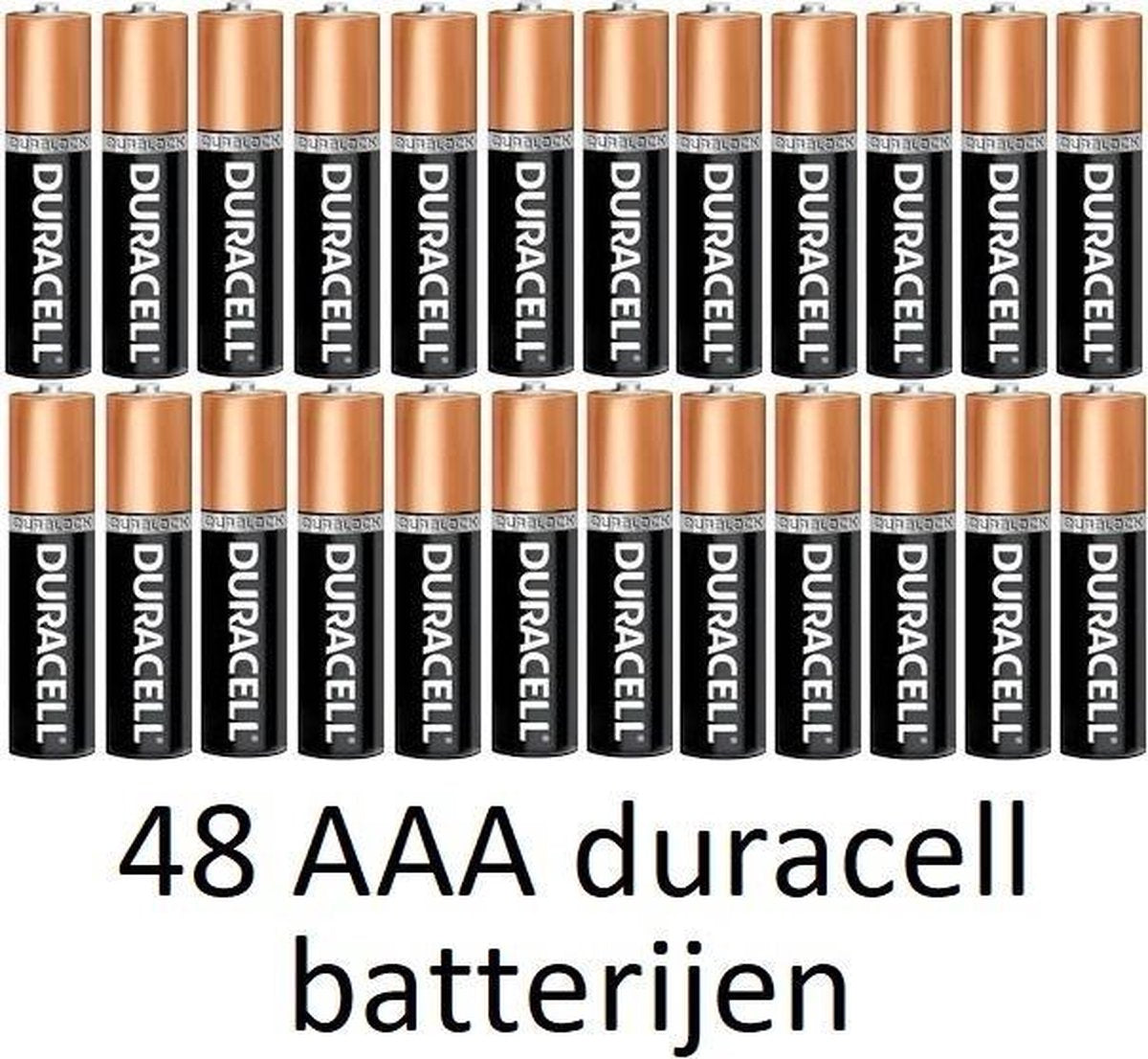 48 stuks AAA Duracell alkaline batterijen
