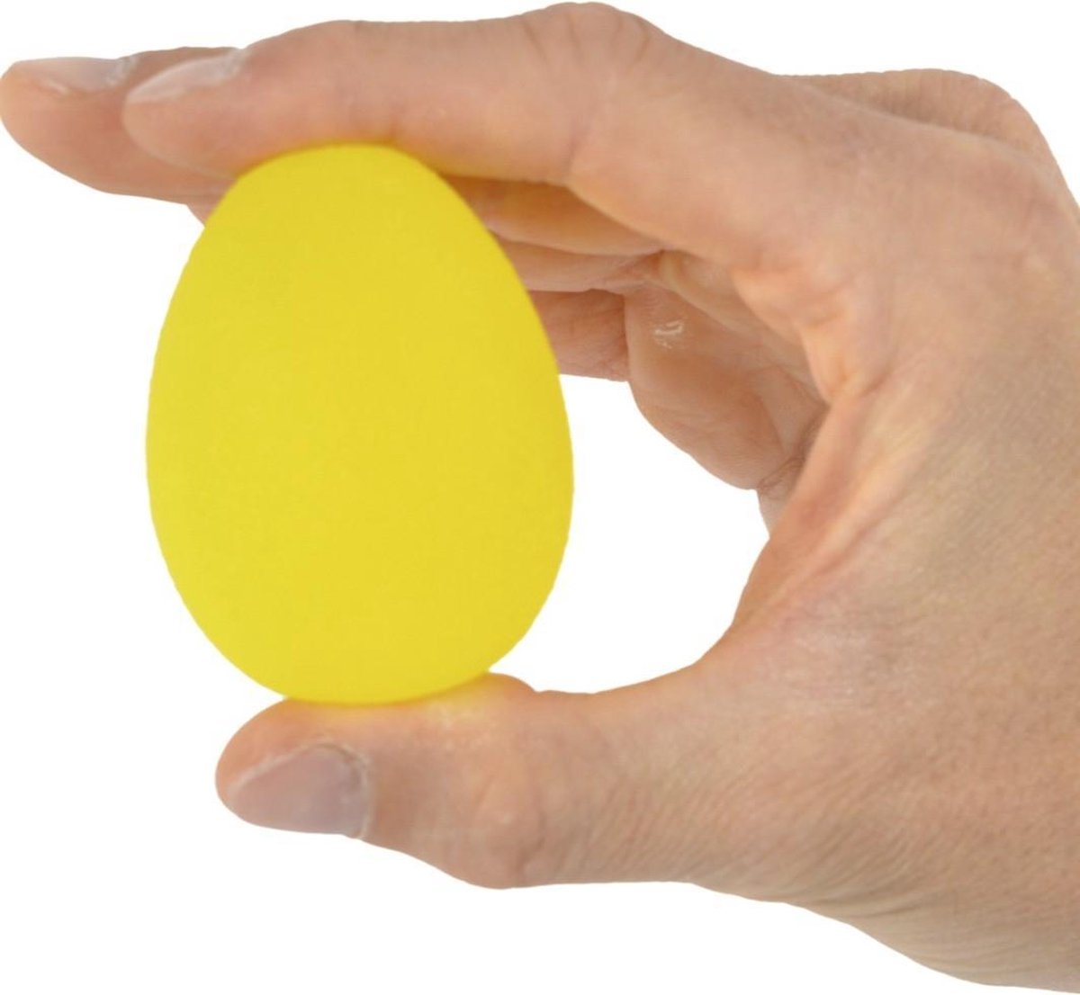 Ergonomisch gevormd oefenballetje Extrazacht - geel