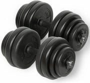 Dumbell set dumbelset (2x 15 kg) gewichten halter halters dumbellset