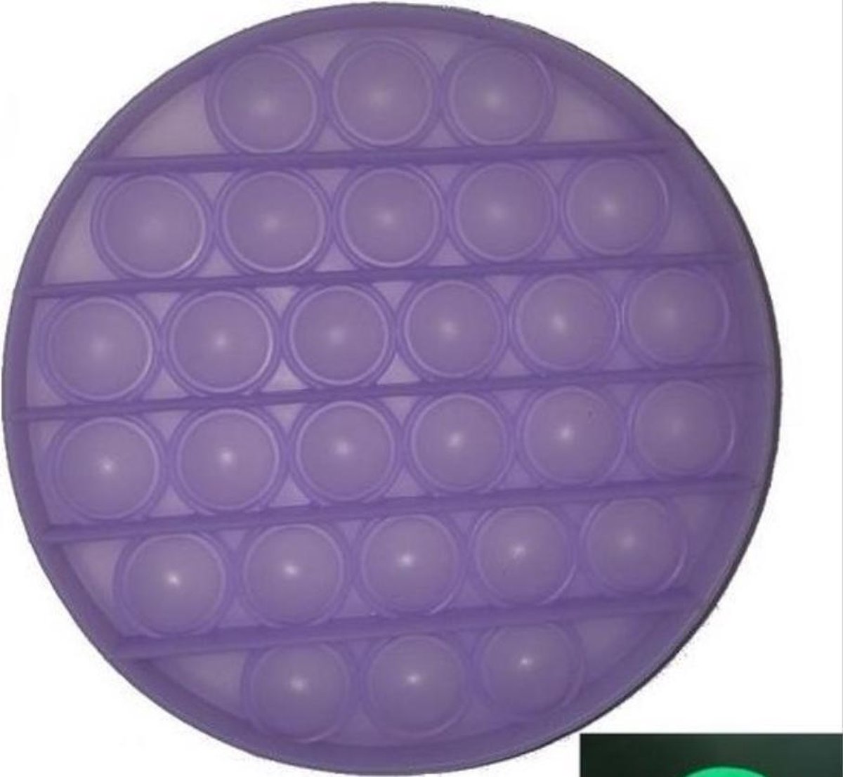 Pop it - Paars Fidget - Pop it glow in the dark -Stress Verlagend - Fidget Popper - Fidget Speelgoed - Fidget Toys Pop it Tiktok - Fidget Pad -Pop it glow in the dark paars