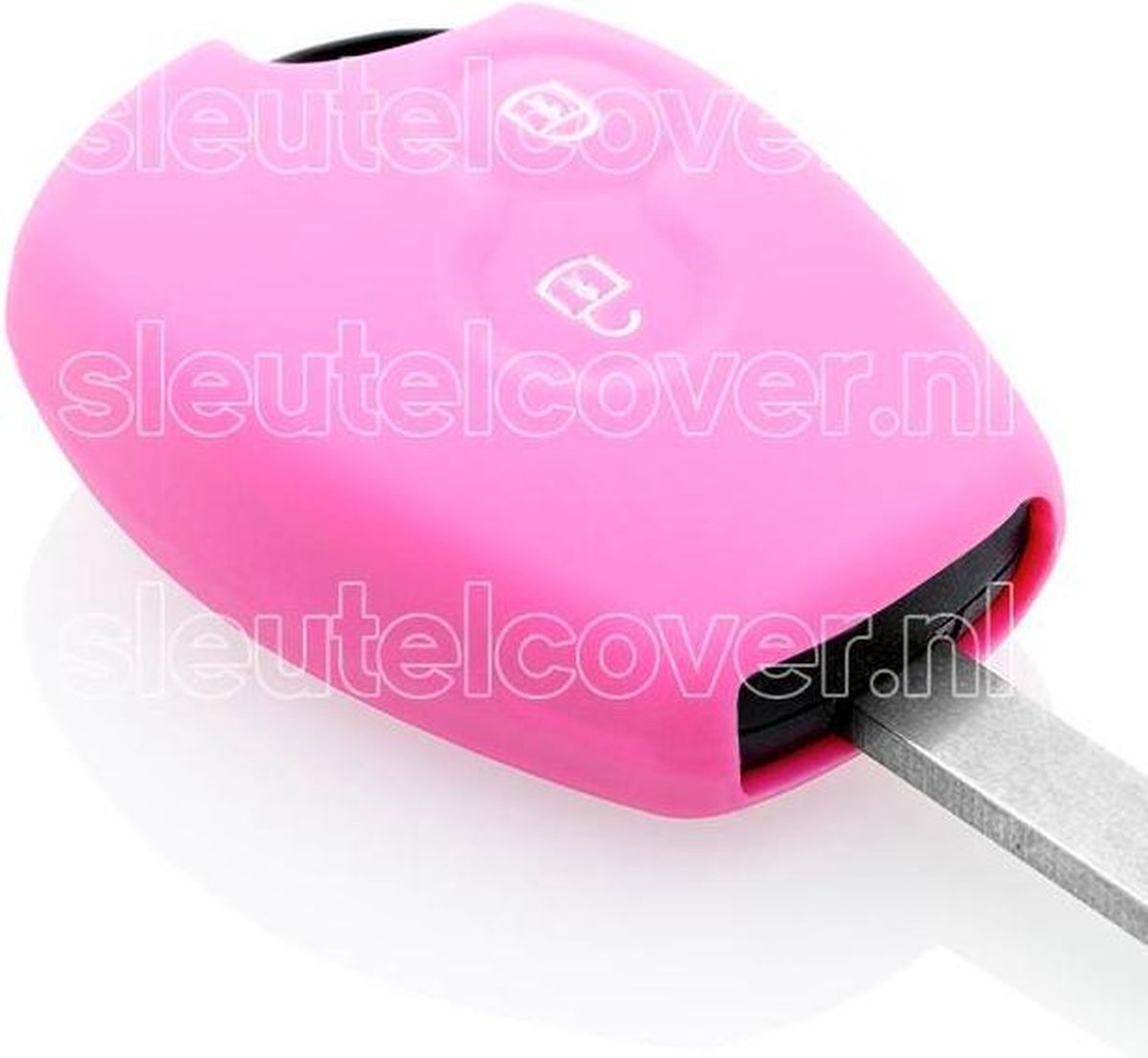 Dacia SleutelCover - Roze / Silicone sleutelhoesje / beschermhoesje autosleutel