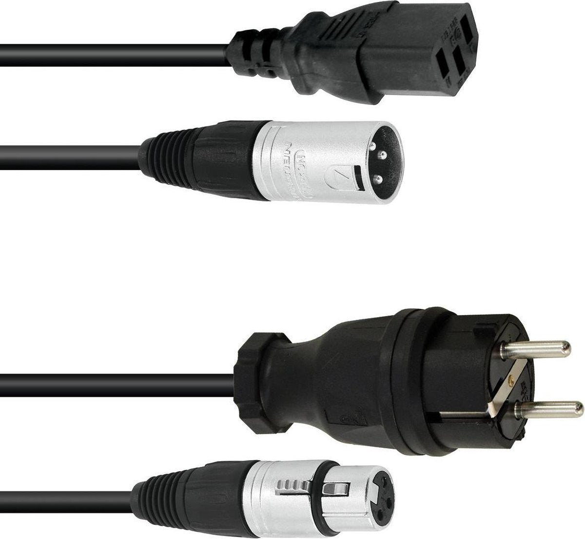 PSSO Combi Cable Safety Plug/XLR 20m