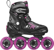 Roces Inlineskates - Maat 30-35 - Unisex - zwart/grijs/paars