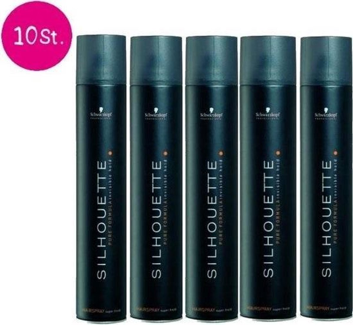 Schwarzkopf Silhouette Hairspray Super Hold - Voordeelverpakking 10x750ml