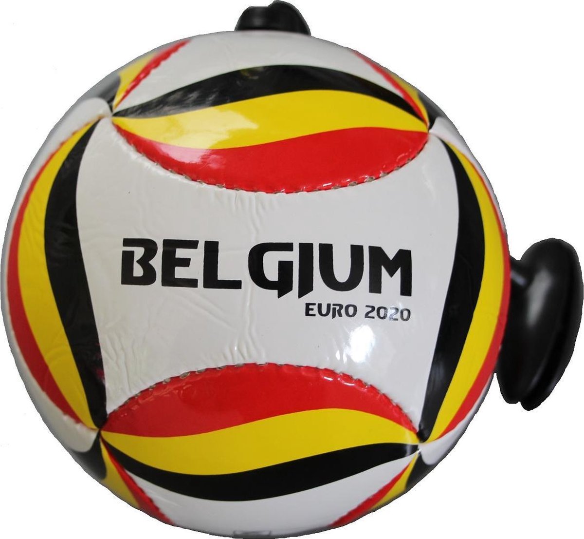 Techniekbal maat 2 "BELGIE EURO 2020" - mini trainingsbal met koord en handgreep - mini bal voor thuis