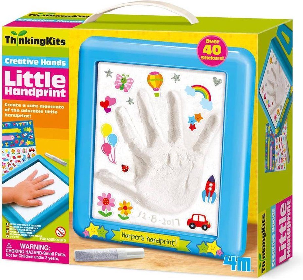 4m Kidzmaker: Handafdrukset Blauw