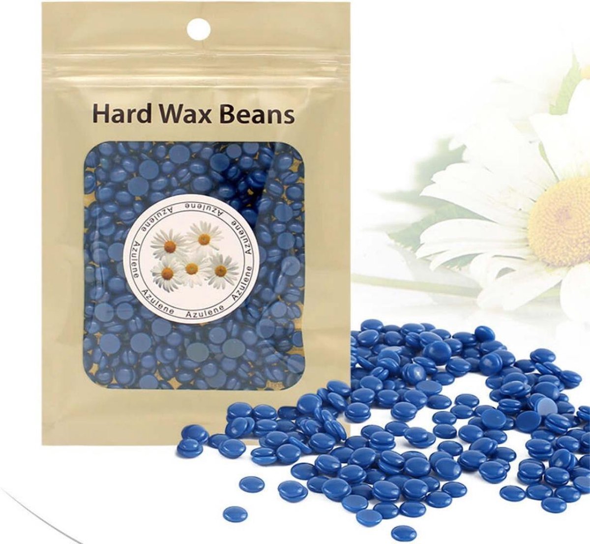 Edoir Wax Beans - Ontharing Wax Navulling Set - Wax Bonen Haarverwijderaar - Haar Verwijderaar - Harde Wax Hair Remover- Waxen - Ontharen - 50g - Blauw