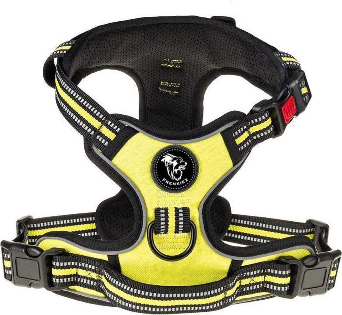 Frenkiez reflective no pull lockable dog harness
