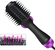 Tronix Care – SM-5250 3-in-1 Föhnborstel – Warmeluchtborstel – Ronde Haardroger – Airstyler – Zwart/Paars