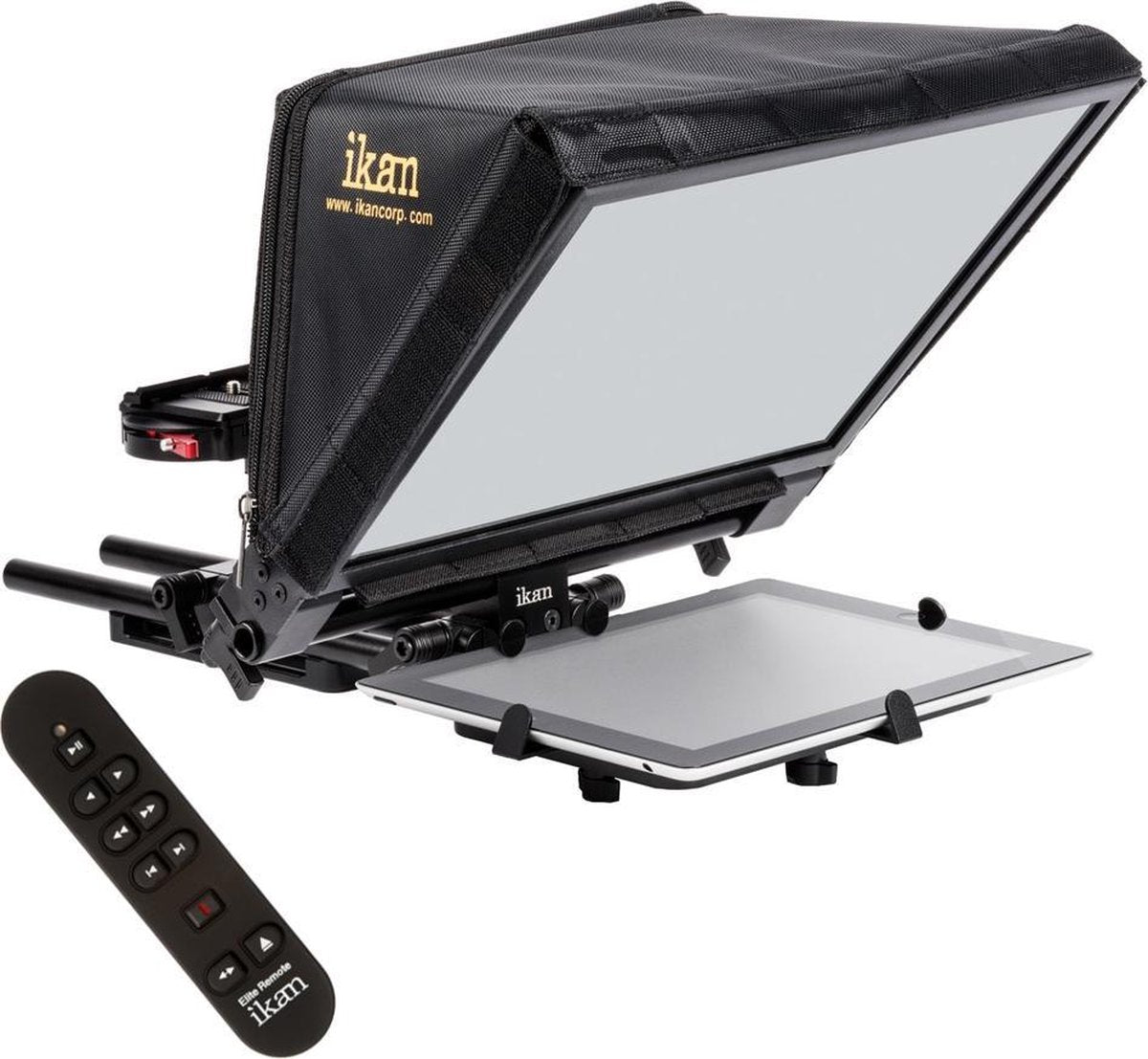 Ikan PT-ELITE-V2-RC Elite tablet + iPad teleprompter met afs.bed.