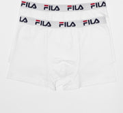 Fila - Man Boxer Elastic Band 2-pack - Wit - Heren - maat  S