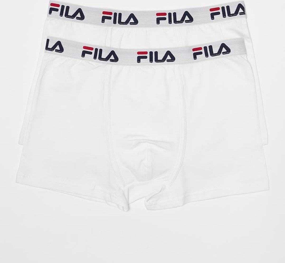 Fila - Man Boxer Elastic Band 2-pack - Wit - Heren - maat  S