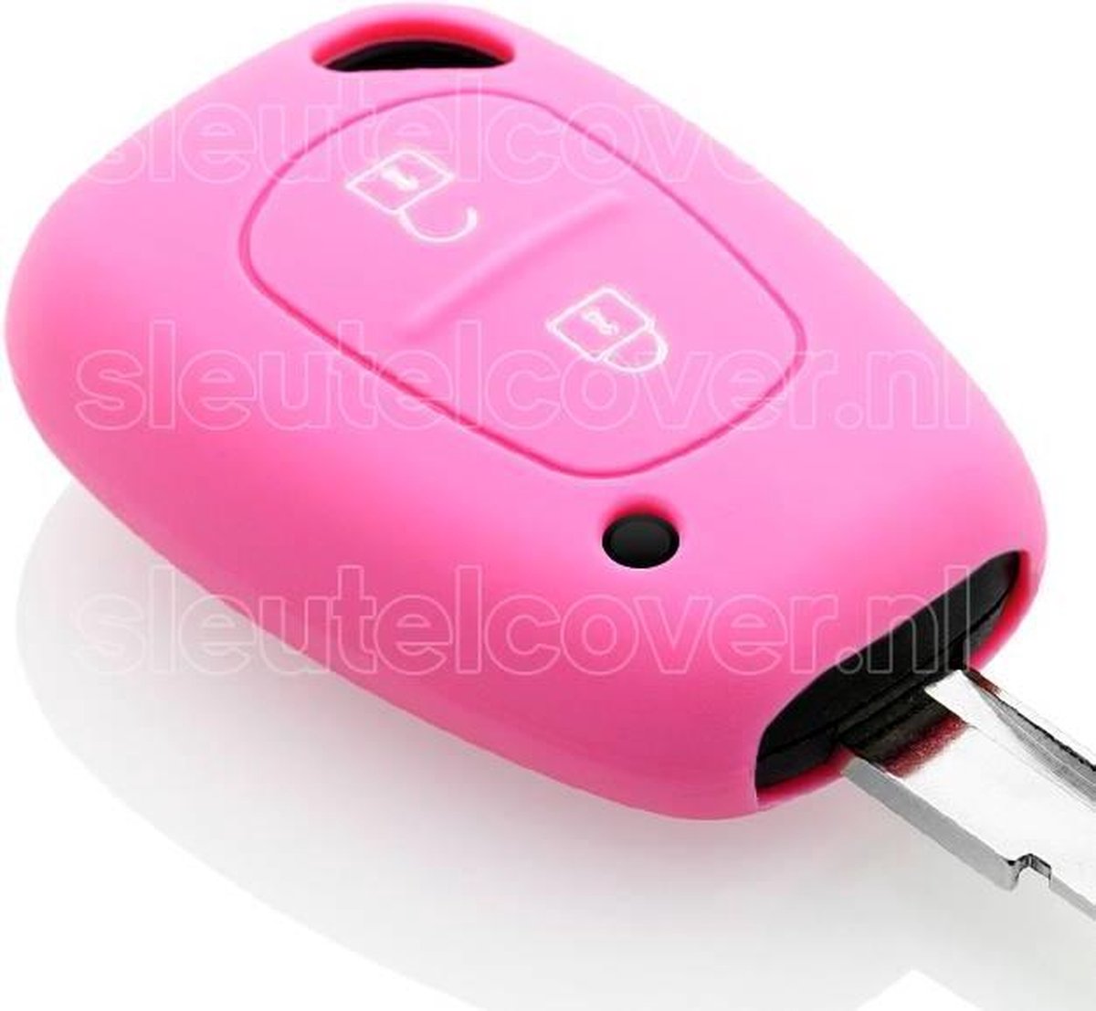 Opel SleutelCover - Roze / Silicone sleutelhoesje / beschermhoesje autosleutel