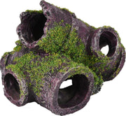 Flamingo Aquarium decoratie Moza Rioolbuizen 11 x 7 x 8 cm - Groen - 11 x 7 x 8 cm