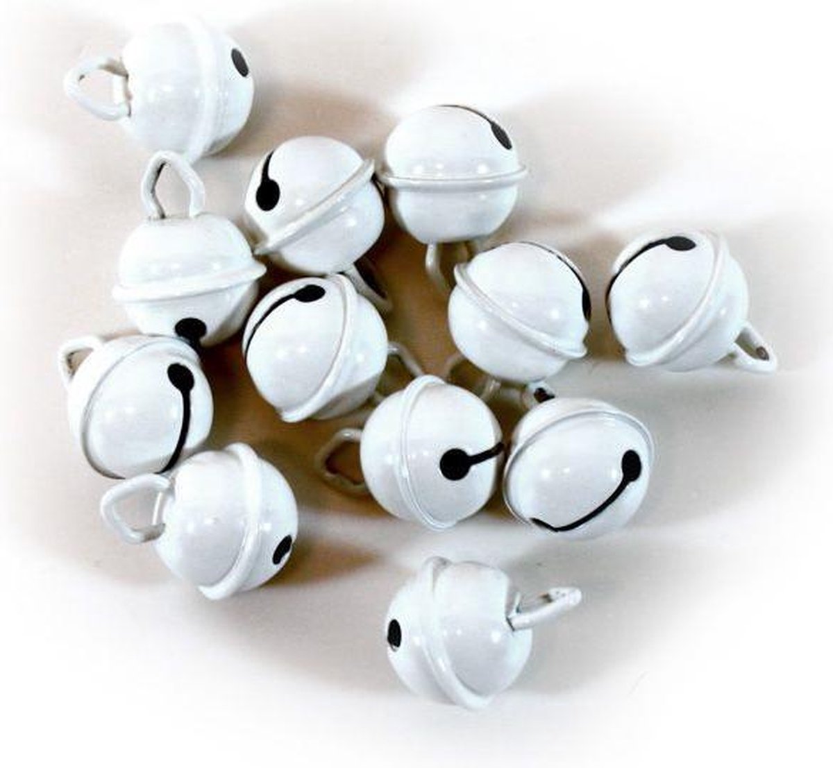 Belletjes 15mm wit R1 per 12 stuks